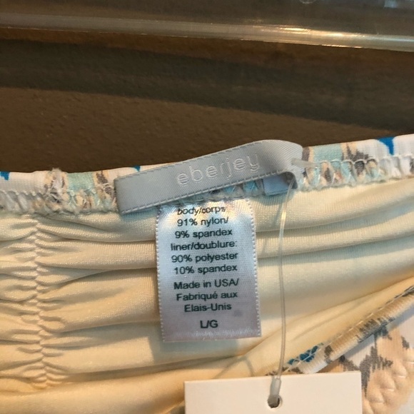 NWT Eberjey Bleached Blues Kate‎ Bikini Bottom Size Large - Picture 5 of 7